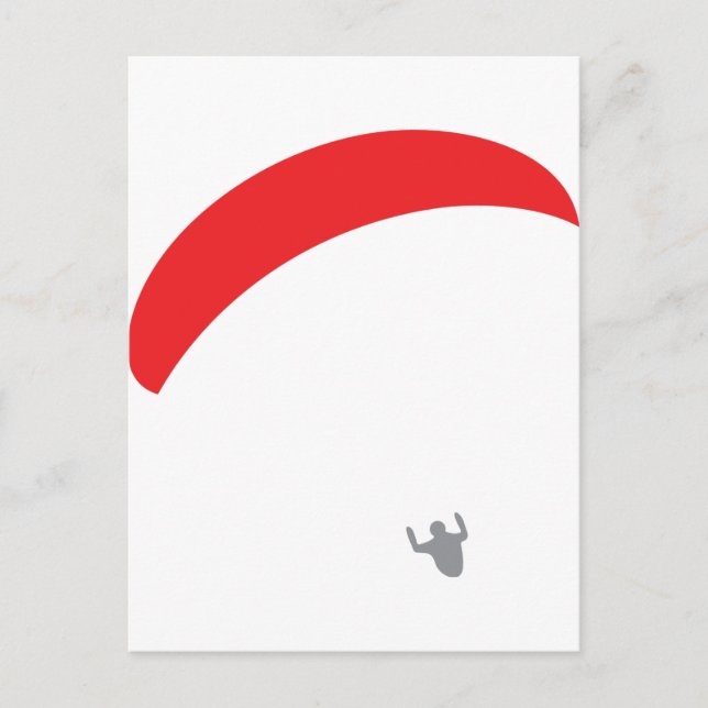 rödskärmsregn - skärande vykort (Framsida)