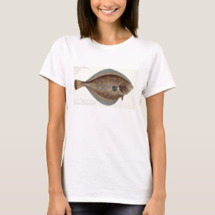 Rödspättan (Pleuronectes Platessa) pläterar XLI T-shirt