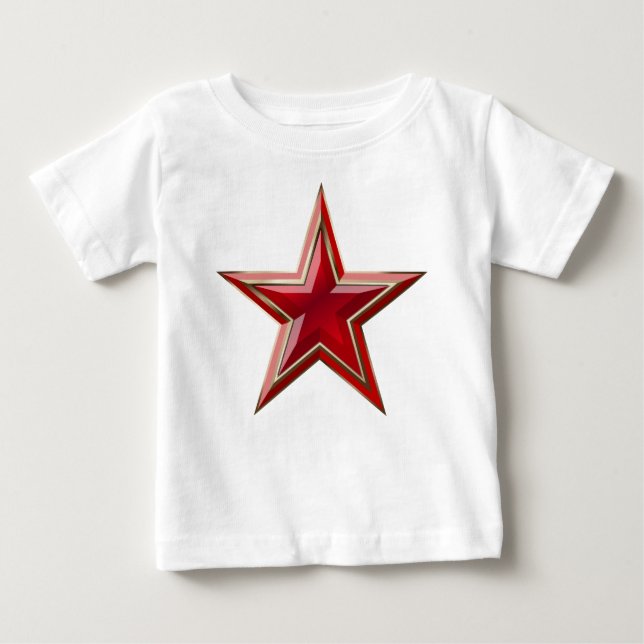 Rödstjärna T Shirt (Framsida)