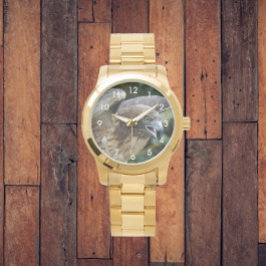 Rödstjärtad Hawk Raptor Photo Armbandsur