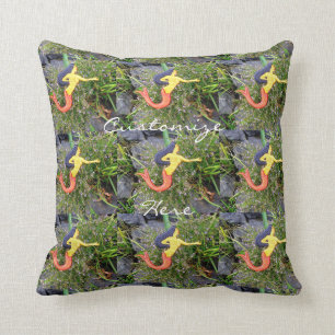 rödstjärtad sjöjungfruar kudde