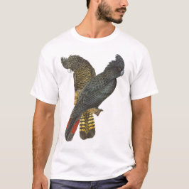 Rödstjärtad svart Cockatoo Pair Tee