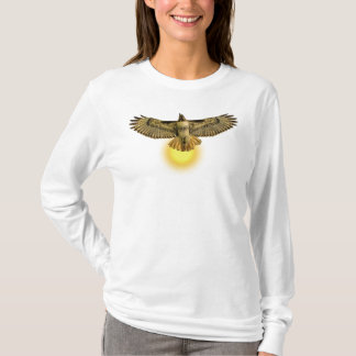 Rödstjärtad Vråk Flyger In I Solen T Shirt