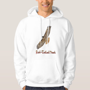 Rödstjärtad vråk-hoodie hoodie