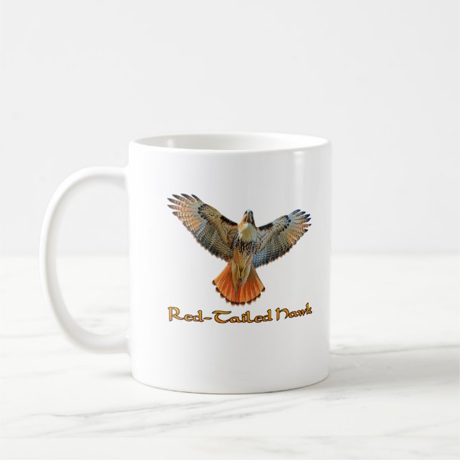 Rödstjärtad vråk Kaffe kopp (Vänster)