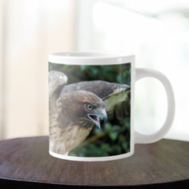 Rödstjärtad vråk rovfågel foto jumbo mugg