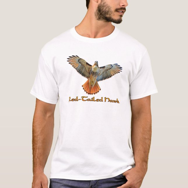 Rödstjärtshök T-shirts (Framsida)