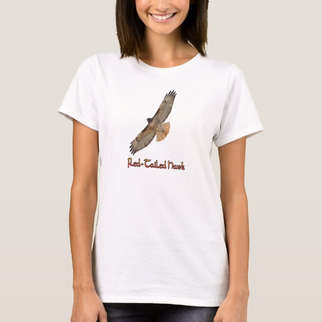 Rödstjärtshök T-shirts (Framsida)