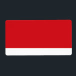 Rödstrimmig Fraktsedel<br><div class="desc">Red rand christmas matade mönster.</div>