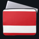 Rödstrimmig Laptop Fodral<br><div class="desc">Red rand christmas matade mönster.</div>