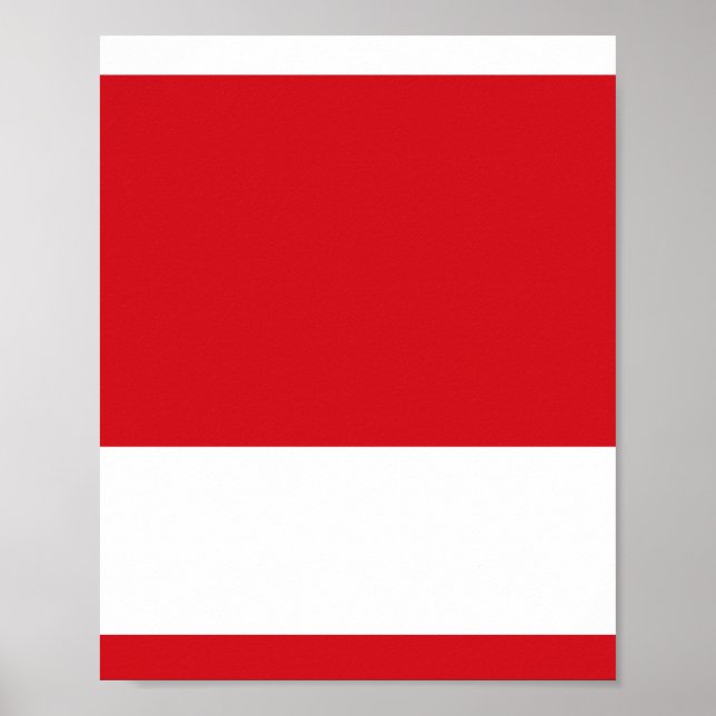 Rödstrimmig Poster (Framsidan)