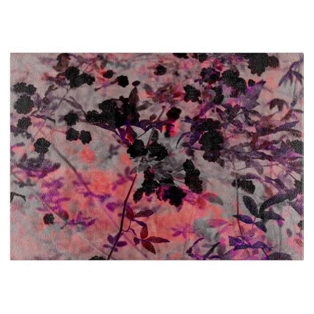 Rödsvart blomma mönster är grafik (Framsidan)