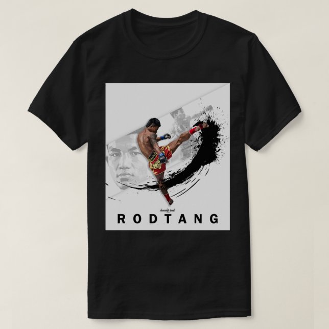 RODTANG Muaythai White Artwork by shunsukevisuals  T Shirt (Design framsida)