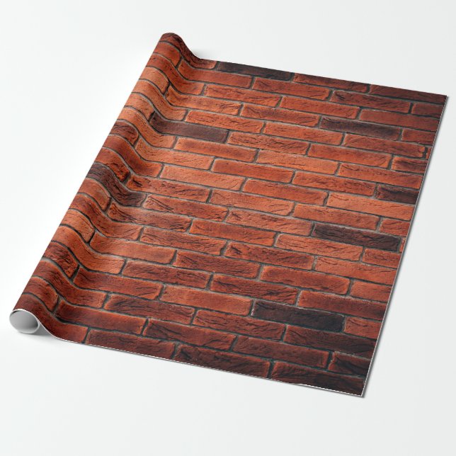 Rödtegel, struktur grunge, bakgrundstegel,vägg presentpapper (Utrullad)