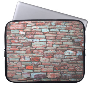 Rödtrottoarvägg Laptop Fodral