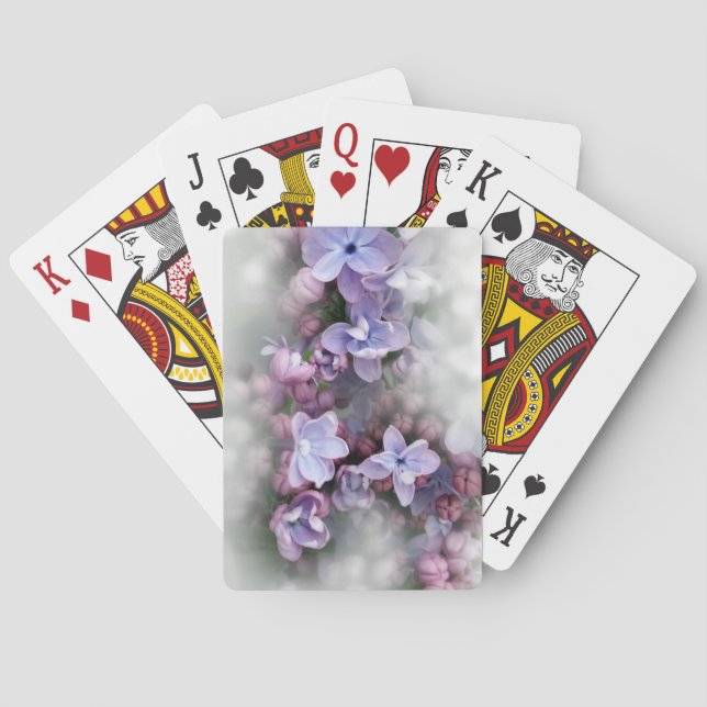 Rödtulpaner av gult casinokort (Baksidan)