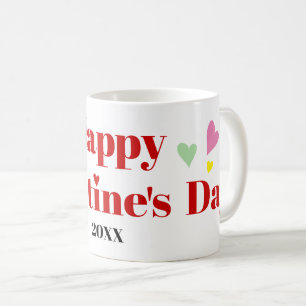 Rödtypografi, Alla hjärtans dag hjärtan Kaffemugg