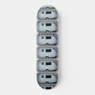 Rödvändig släpvagn med rombos mini skateboard bräda 18,5 cm