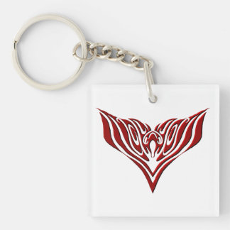 Rödvingad Fågel Neo-Tribal Tatuering Konst Design