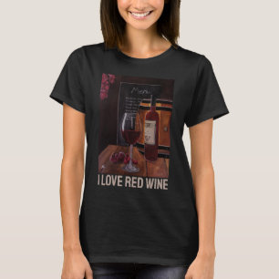 Rödvinmålning av Alfred Fox T Shirt