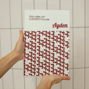 Rödvit Anpassningsbar med SHRIMPLY Adsible Retro W Poster