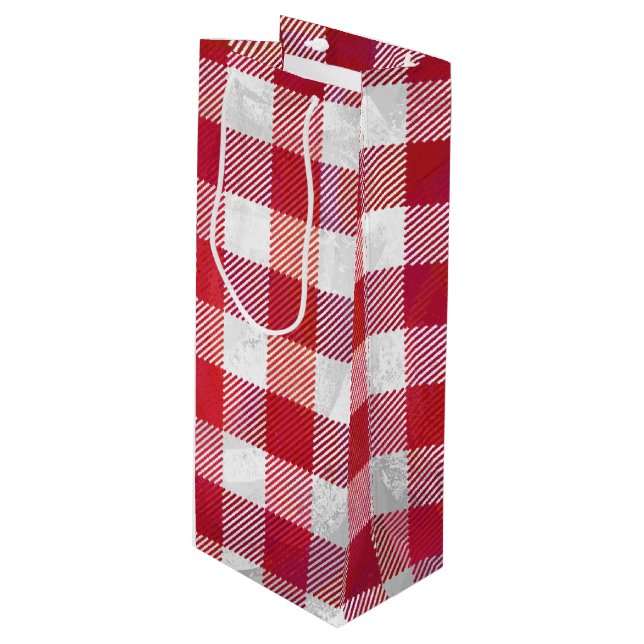 Rödvit och vitaktig, kontrollerad (Framsidan Vinklad)