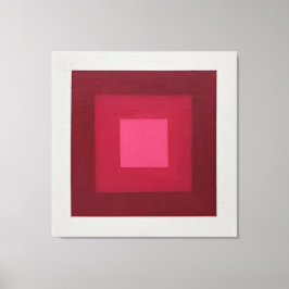 rödvita josef-alberter canvastryck