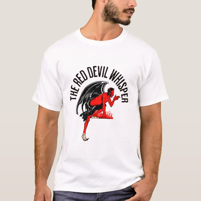 rödvitling djävulen t shirt (Framsida)
