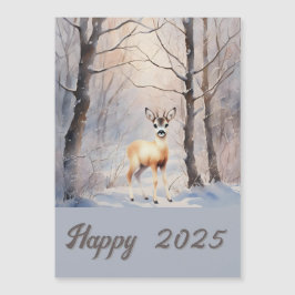 roe deer in winter - Happy 2025