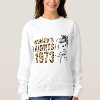 Roe mot Wade Pro Choice 1973 Kvinnors Höger Femini T Shirt