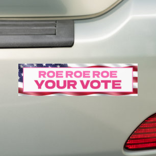 ROE ROE ROE Din omröstning ROEVEMBER-abort Bildekal