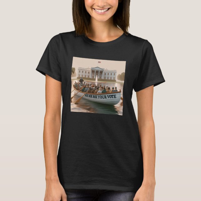 Roe Roe Roe Din Röst T Shirt (Framsida)