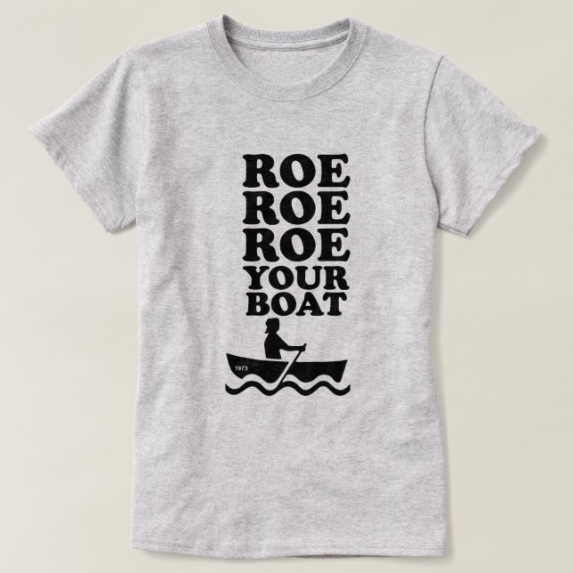 ROE ROE ROE ROE DIN BOAT T SHIRT (Design framsida)