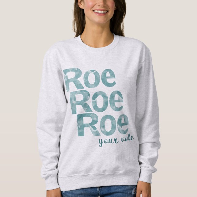 Roe Roe Roe Roe Roe Roe Din omröstning i Grönt T Shirt (Framsida)