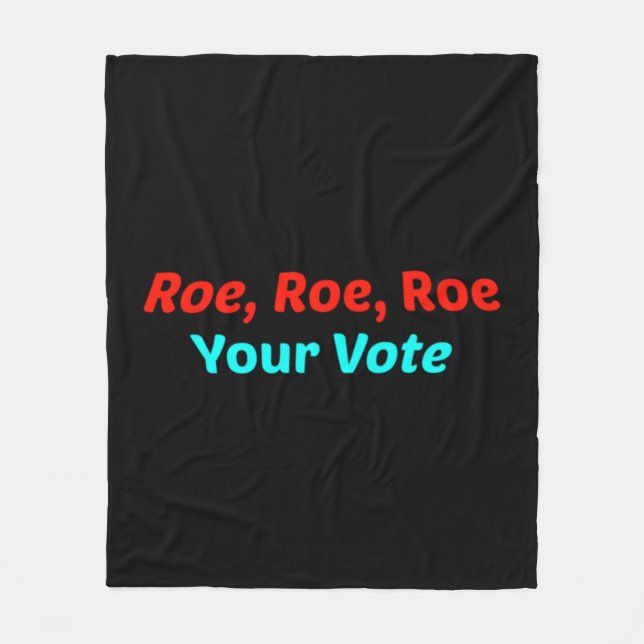 Roe Roe Roe Roe Roe Roe Roe Din omröstning Fleecefilt (Framsidan)