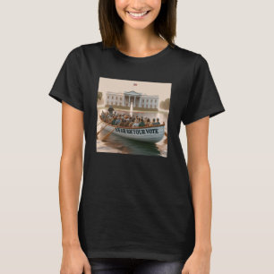 Roe Roe Roe Roe Roe Roe Roe Din omröstning T Shirt