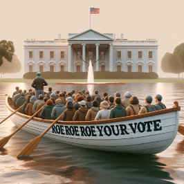 Roe Roe Roe Roe Roe Roe Roe Din omröstning T Shirt