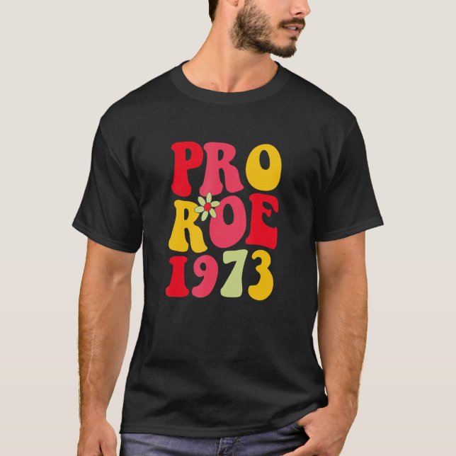 Roe V Wade 1973 Women Högers Pro Choice Feminist V T Shirt (Framsida)