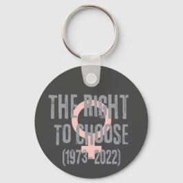 Roe V Wade Dödsdatumtypografi Nyckelring