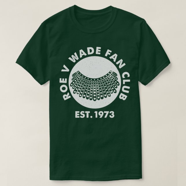 Roe V Wade Fläkt Klubb Distress T Shirt (Design framsida)
