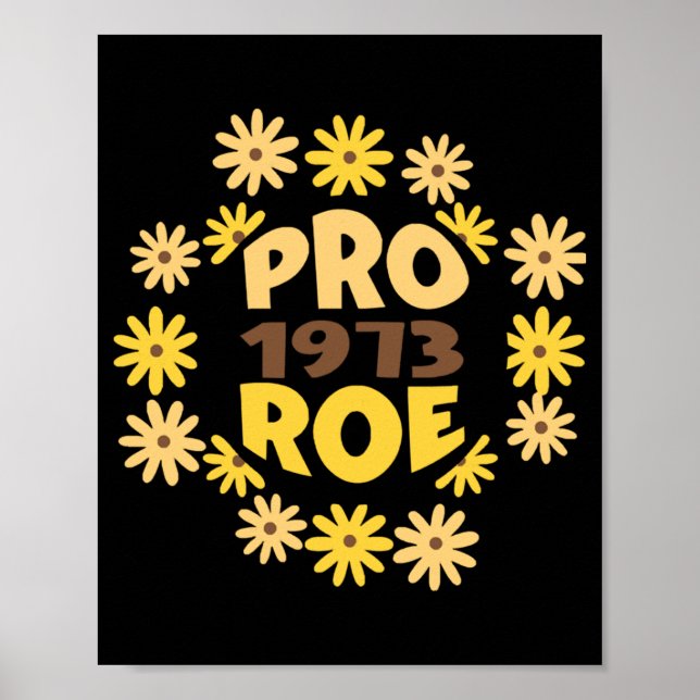 Roe v Wade Högers ProChoice Feminist Pro Poster (Framsidan)