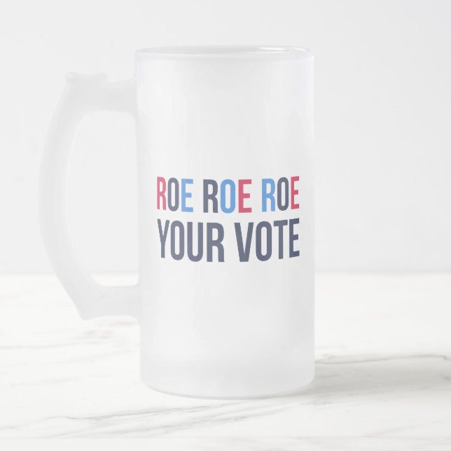 Roe Your Vote II Frostat Ölglas (Vänster)