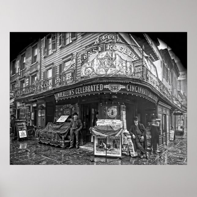 ROEBERS SALOON - MANHATTAN - 1908 POSTER (Framsidan)