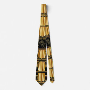 Roeing Twenties Art Deco Neck Tie Slips