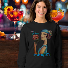 Roeing Twenties Revival Art Deco T Shirt