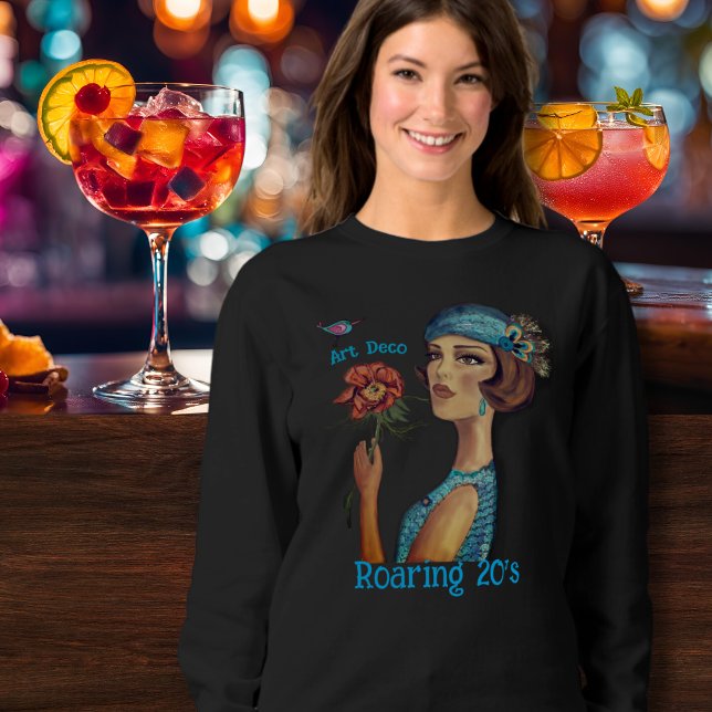 Roeing Twenties Revival Art Deco T Shirt (Roaring Twenties Revival Art Deco Sweatshirt)