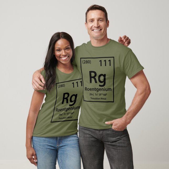 Roentgenium Inslag (svart) T Shirt (Unisex)