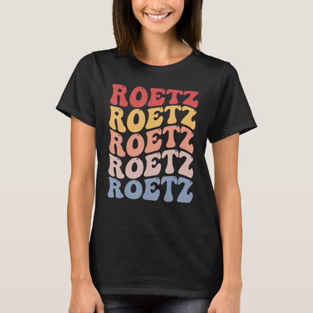 Roetz City Groovy Retro T Shirt (Framsida)