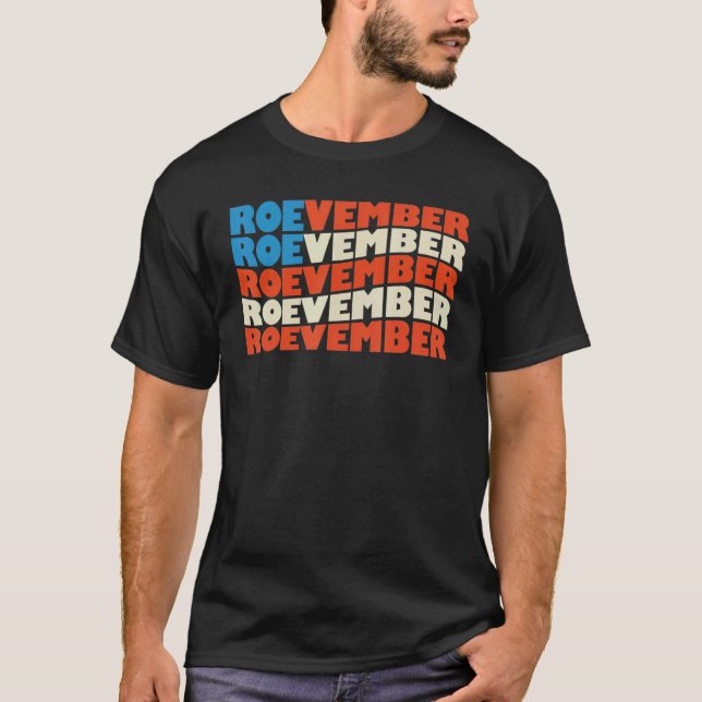 ROEVEMBER US FLAGGA Roe VMember Roe November Pro R T Shirt (Framsida)