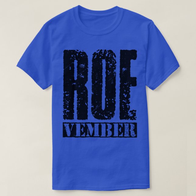 RoevMember Black Vintage Text T Shirt (Design framsida)